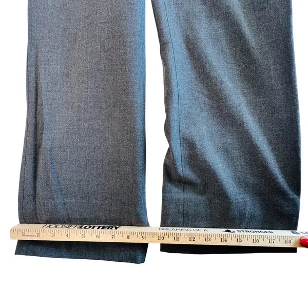 Talbots Heritage Gray Wool Blend Straight Leg Dress Pants Womens Sz 2 Old‎ Money - Image 8