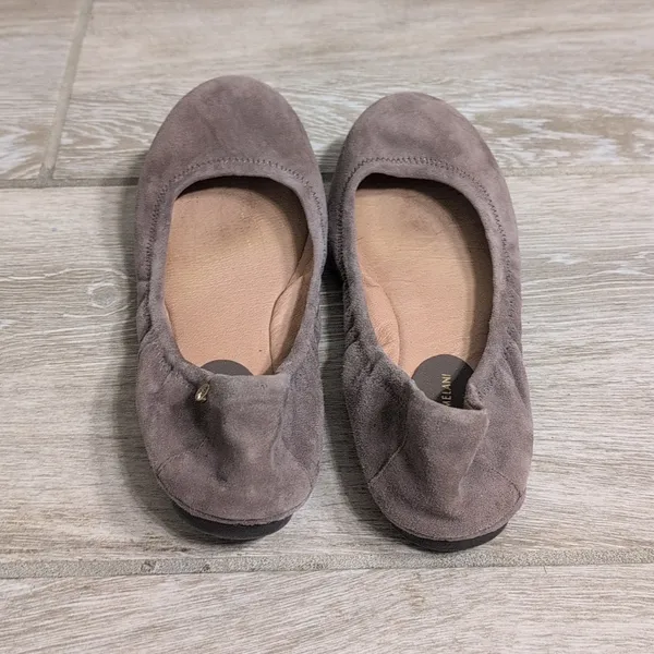 ANTONIO MELANI Brown Leather Prima Ballet Flats - Image 5