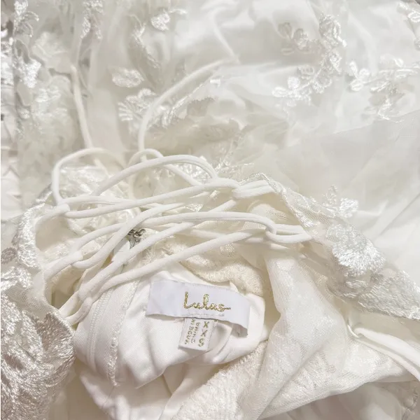 Lulus Ethereal Elegance White Embroidered Lace-Up Maxi Dress size XXS - Image 5