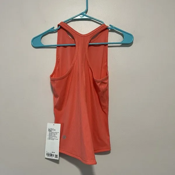 Lululemon NWT Base Pace Ribbed Tank Top in Raspberry‎ Cream Size 4 - Image 5