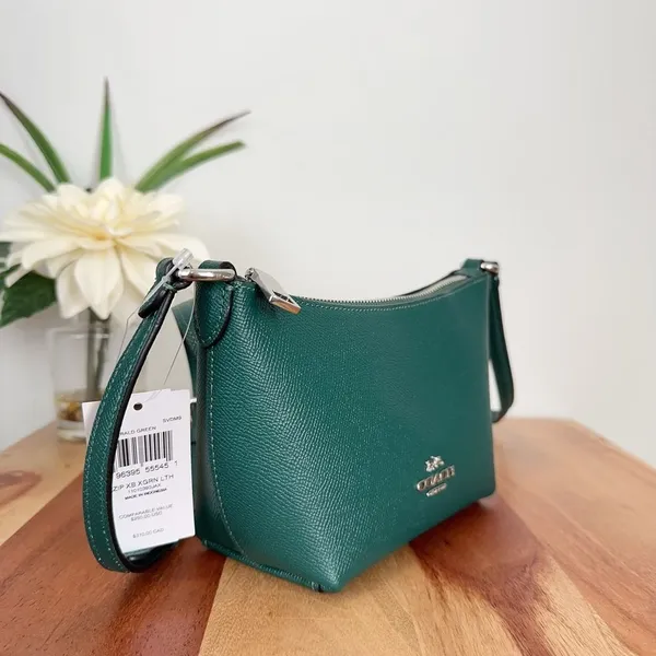 NWT Coach‎ Leather Zip Top Crossbody Bag - Image 2
