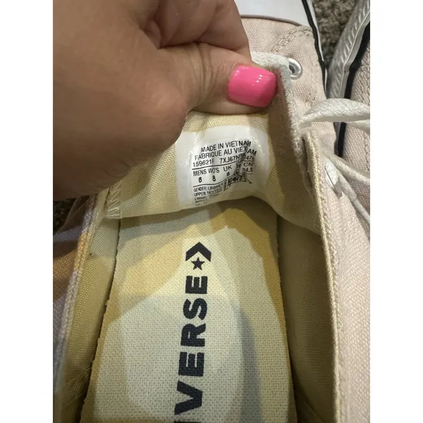 Converse Shoes Womens‎ 8 Sneakers Lace Up Lite Pink Canvas - Image 5