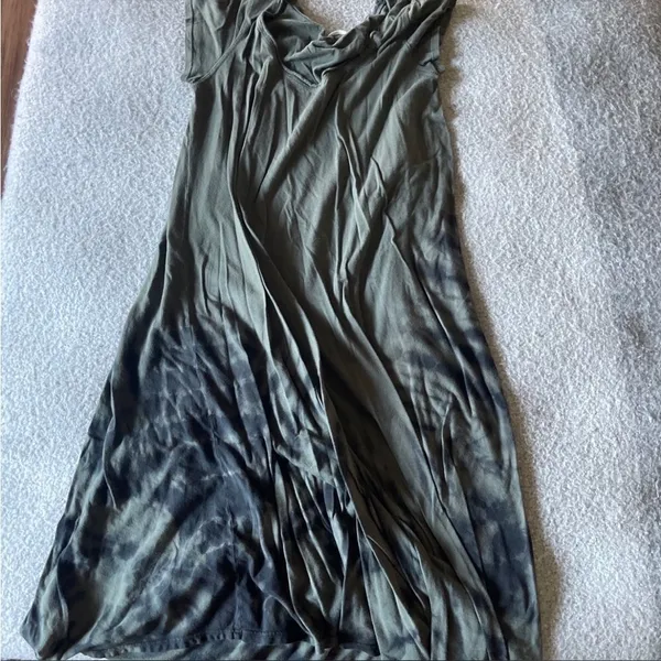 We the free to the max xs green & black maxi‎ dress - Image 4