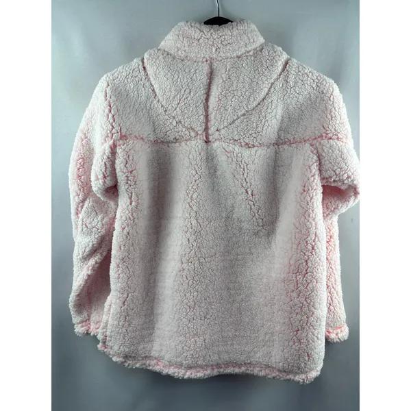 Women’s Blue Star Small Icy Pink Sherpa Pullover - Image 3
