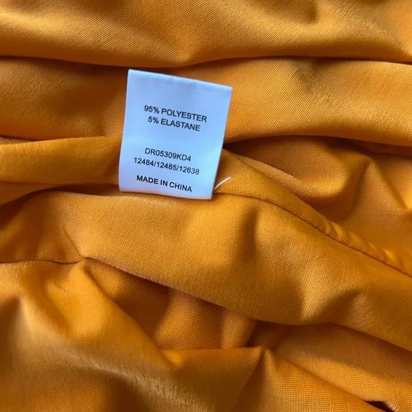 Meshki Orange Cutout Solana Maxi Dress Size Small - Image 8