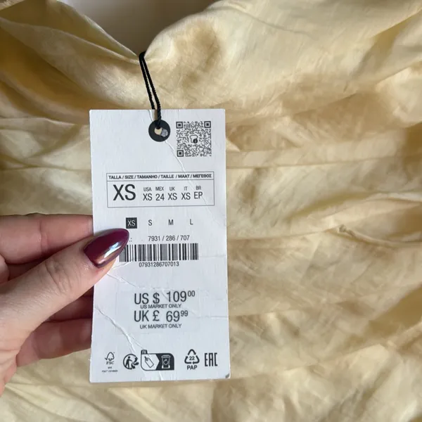Zara Cream Dress - Image 4