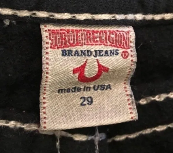 Y2K True Religion Joey Super Flare knit jeans - Image 4