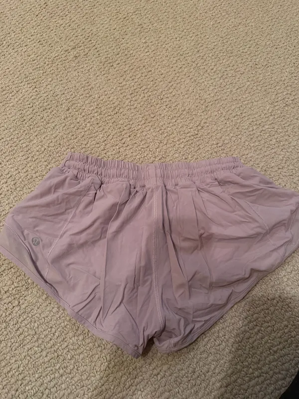Lululemon light purple 2.5 hotty hot shorts - Image 2