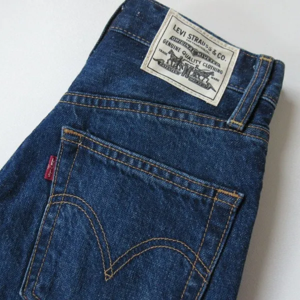 NWT Levi's Wellthread Ribcage Straight Ankle Super High Rise Crop Jeans 25 - Image 7