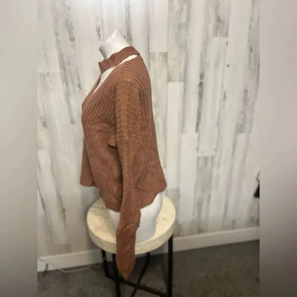 Brown sweater Brown Size L - Image 3