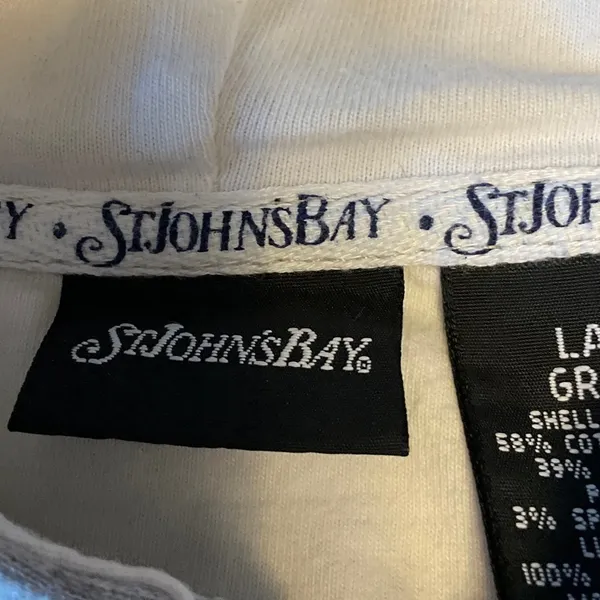 St. John's Bay Gray Zip-Up Hoodie - Image 5