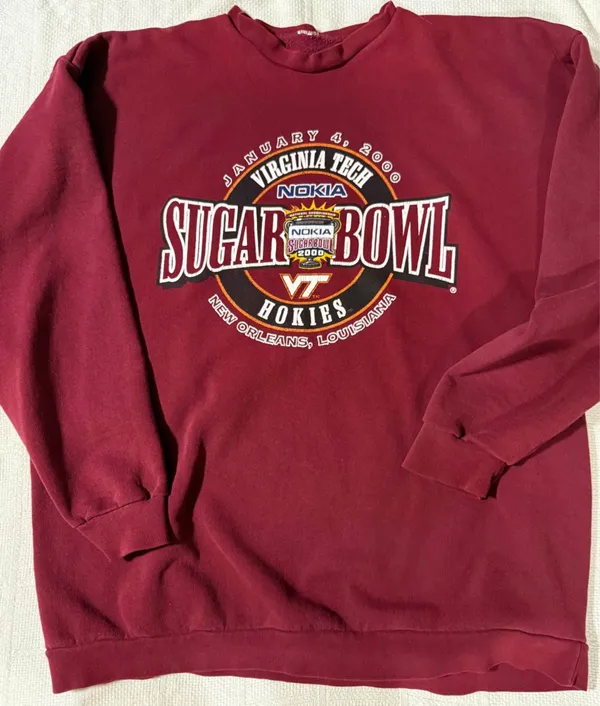 Virginia tech sweatshirt Red Size XXL - Image 3