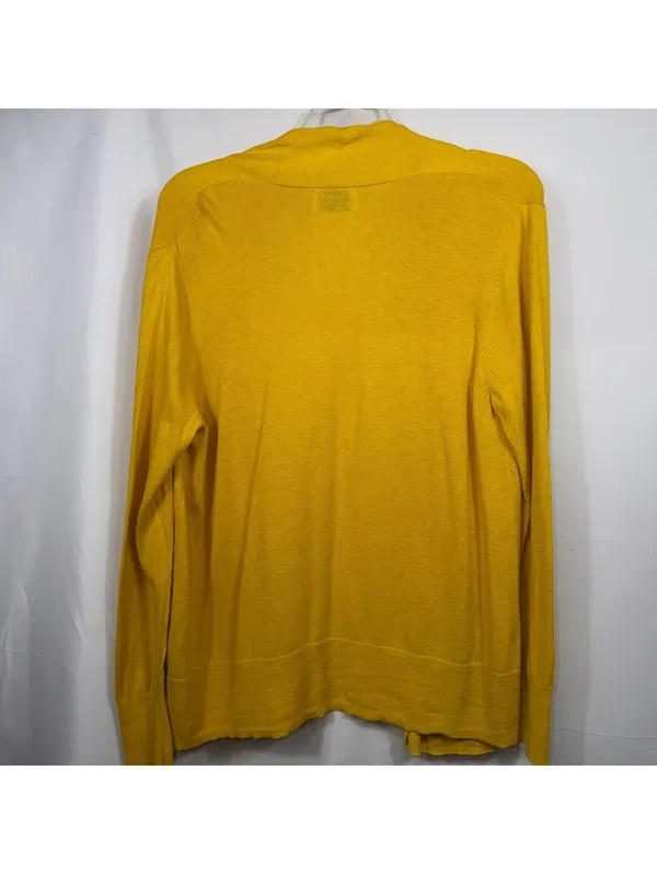 Old Navy XL Mustard Yellow Open Front Cardigan - Image 6