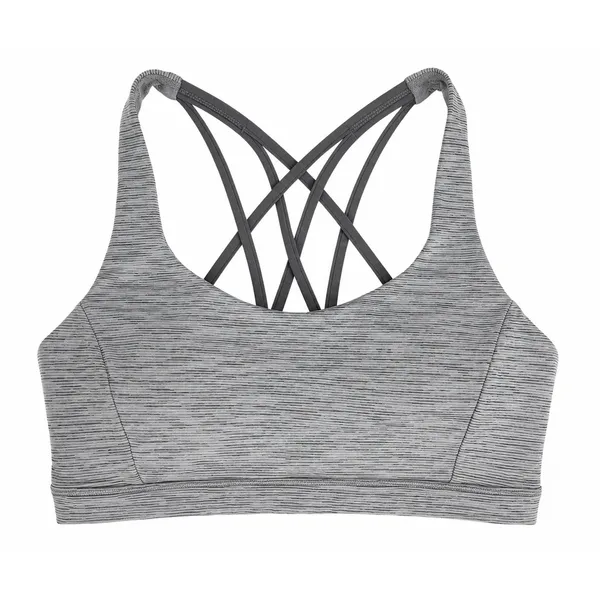 Lululemon Sz 6 Free To Be Serene Bra Light Support C/D Cup Nimbus Battleship - Image 3