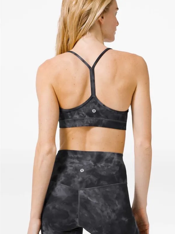 lululemon athletica Charcoal Tie-Dye Light Support Bralette - Image 2