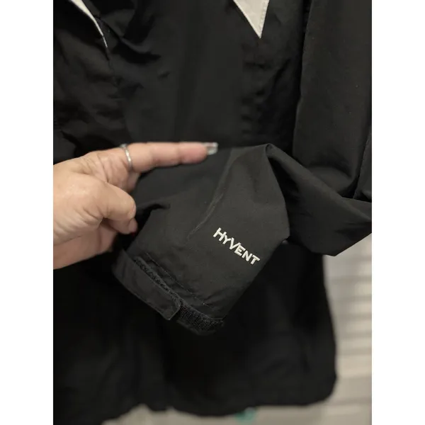 The‎ North Face Womens HyVent Insulated Fleece Lined Jacket Small Hood Logo EUC - Image 3