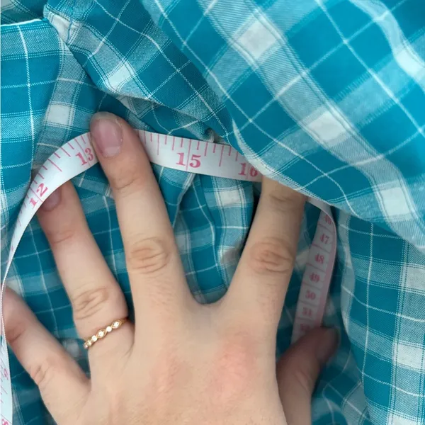 Amanda Uprichard Lucietta in Dress Sutton Plaid Blue Square Neck Size XS - Image 6