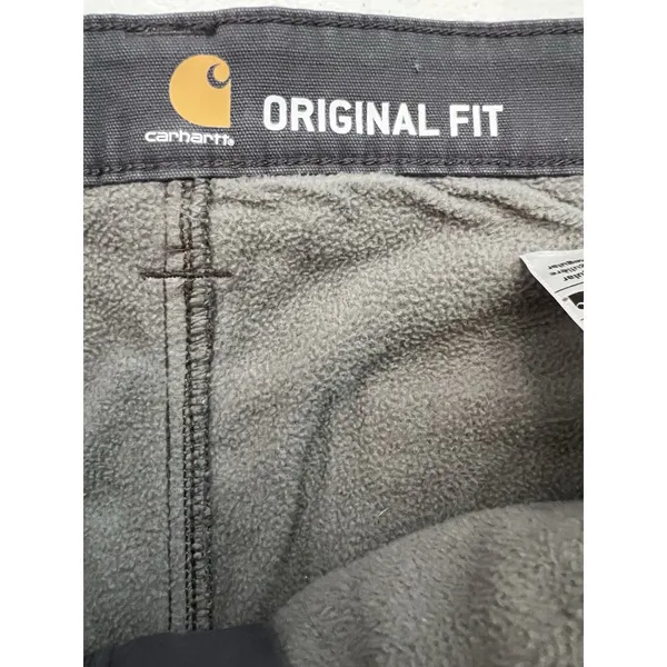 Carhartt Women's Original Fit Fleece Lined - Carpenter Pant Size‎ 18 REG Gray - Image 8
