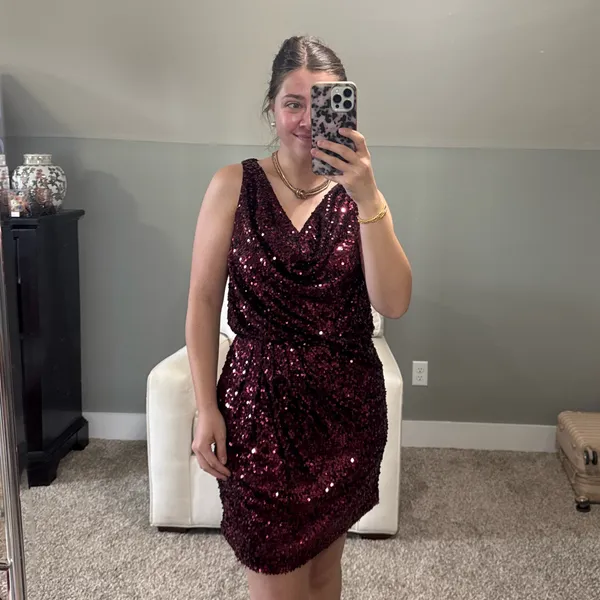 Cache Mini Dress Sequin - Image 2