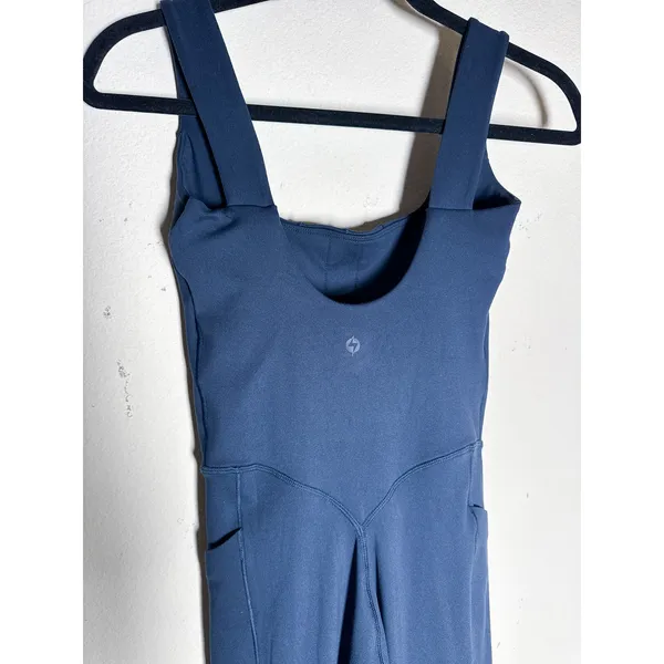NWT POPFLEX High Society Corset Jumpsuit XS Extra Tall 35" Cosmic Navy - Image 11