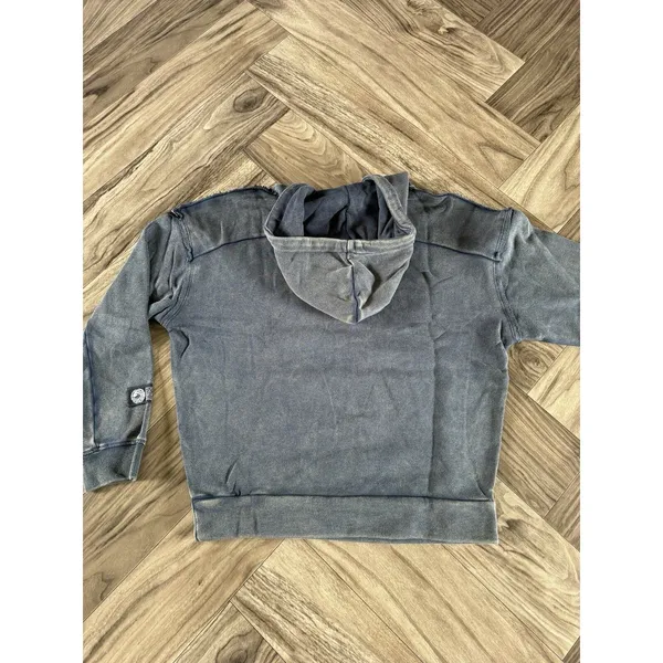 ALPHALETE Women’s Terry Oversized Hoodie - Blue Topaz ,Size Medium - Image 10