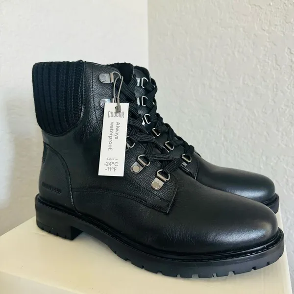 Cougar Kudos‎ Waterproof Leather Insulated Boot, Black, Size 10, NWT - Image 8