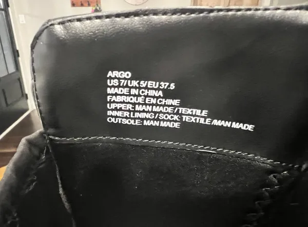 JustFab Argo Quilted Riding Boot Size 7 - Image 8