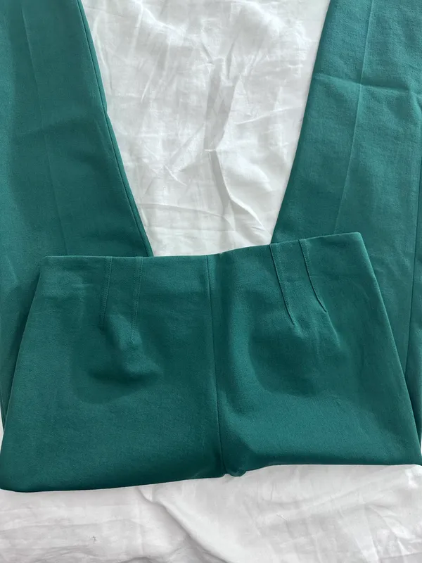 Belissa dark emerald skinny pant slacks - Image 5