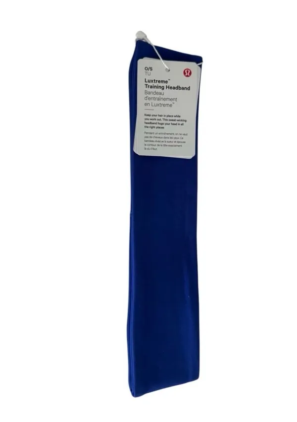 Lululemon Women's Luxtreme Training Headband Beach Ball Blue - Image 7