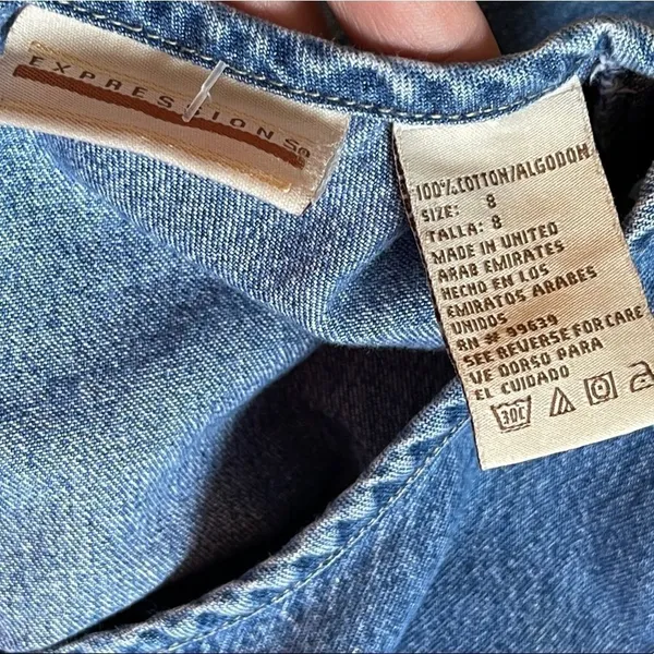 Vintage Expressions‎ Denim Dress - Image 9