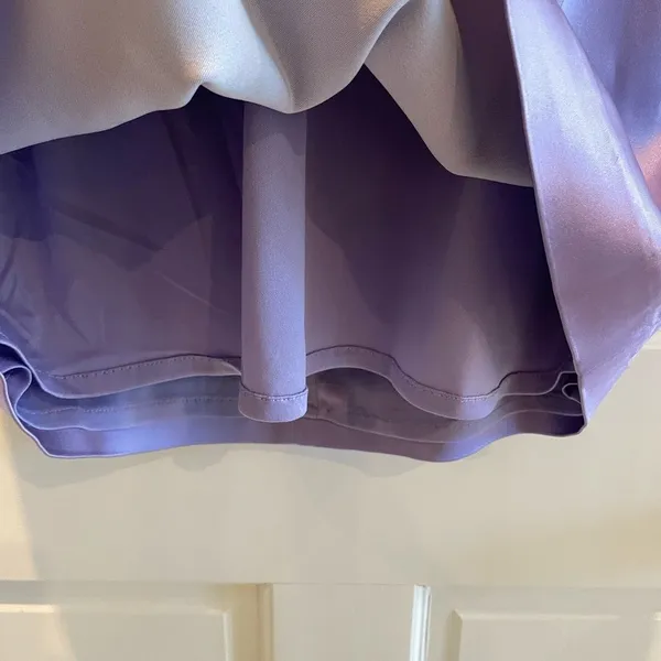 Papell Boutique Evening V-Neck Halter Prom Pencil Dress Lavender Size‎ 10 - Image 4
