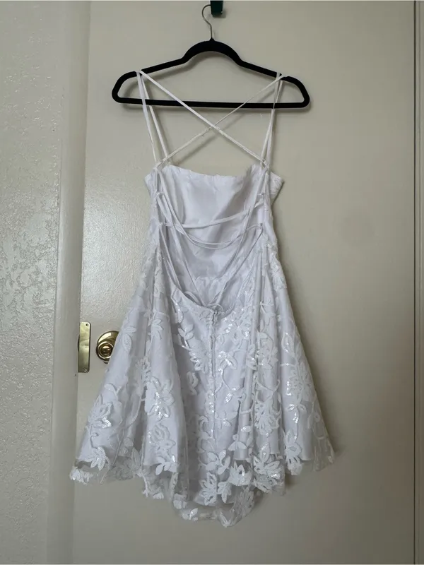 Windsor Joanna Sequin Lace Party Dress Size L - Image 6
