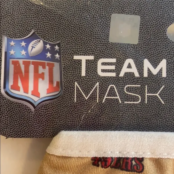 NFL San Francisco 49ERS Mask Set Pocket For Filter NWT - Image 2