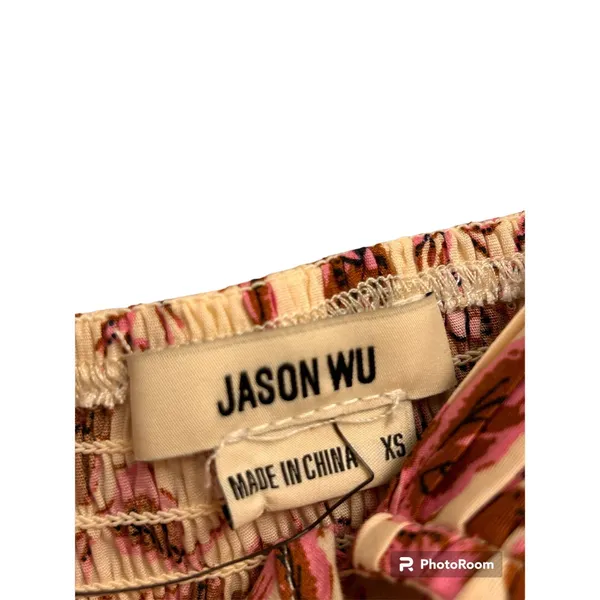 JASON WU Floral Print Midi Length Dress w/ Tags Size: XS - Image 6
