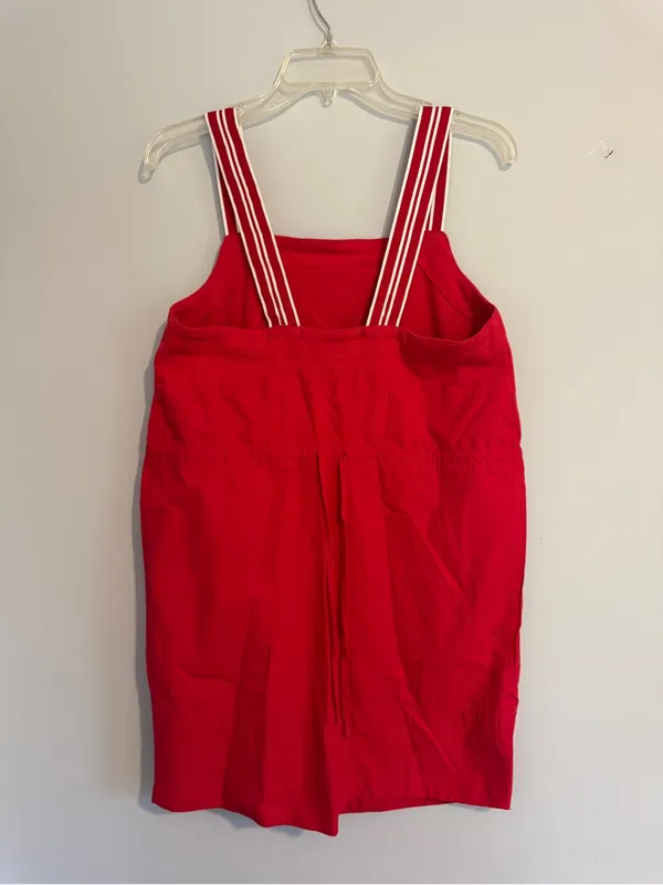 Anthropologie Daily Practice Red Mini Tennis Club Dress - Small - Image 5