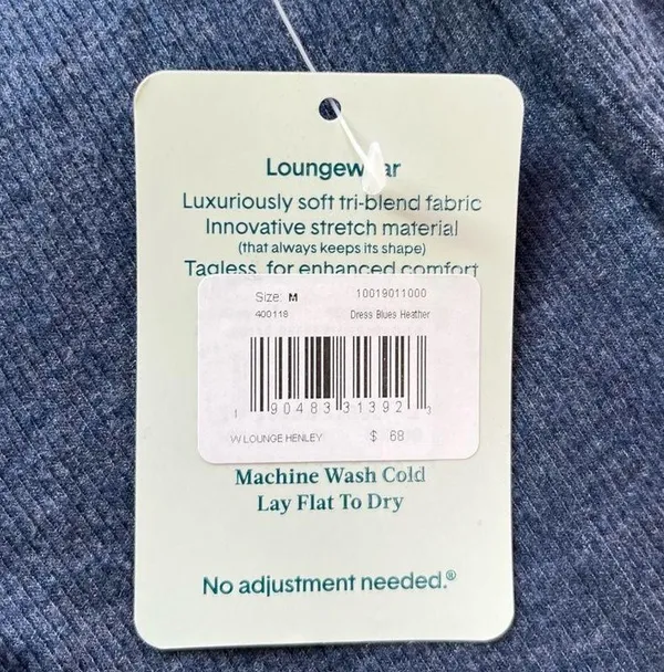 Women's Downtime Henley Size M - Image 7