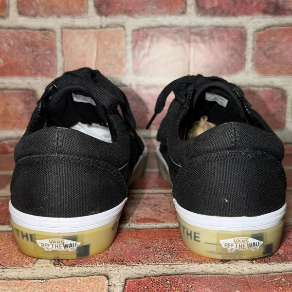 Pre-Owned Vans Old Skool Off The Wall Black Unisex Shoes Sneakers Size 9 - Image 6