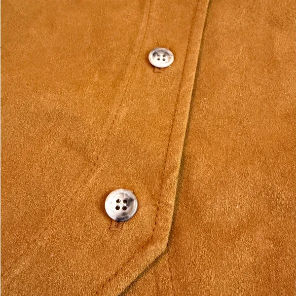 Willowbend Vintage Brown Vest Size Medium 90s Western Americana Unisex Halloween - Image 2