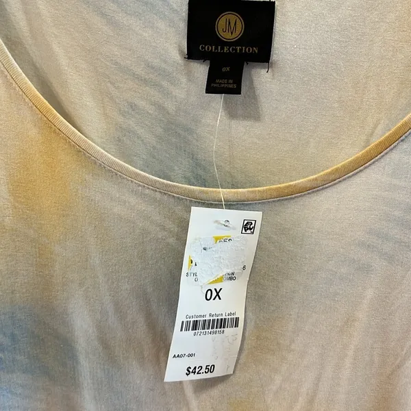 JM Collection Cold Shoulder Top - Image 4