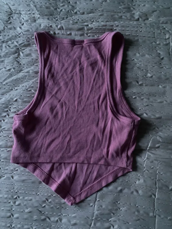 Garage Pink Crop Top Tank - Image 2