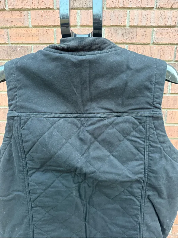 Carhartt Womens Rugged Flex Relaxed Fit Quilted Canvas Insulated Vest Black XL - Image 6