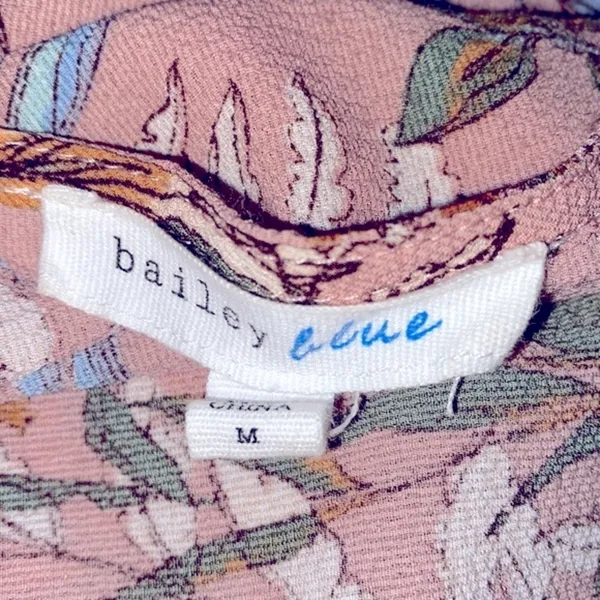 Bailey Blue pink floral maxi dress size medium - Image 5
