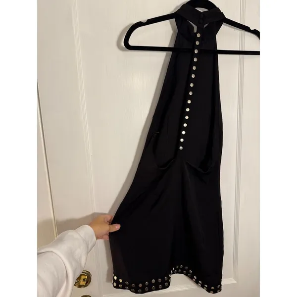 Revolve By The Way Open Back Studded Black Mini Dress -reselling as it’s too small on the top for me🖤 - Image 3