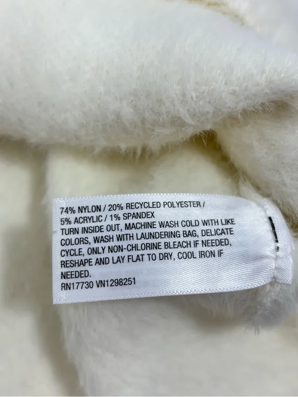 a new day Cream Fuzzy Button-Front Cardigan Sweater Size XXL NEW - Image 10