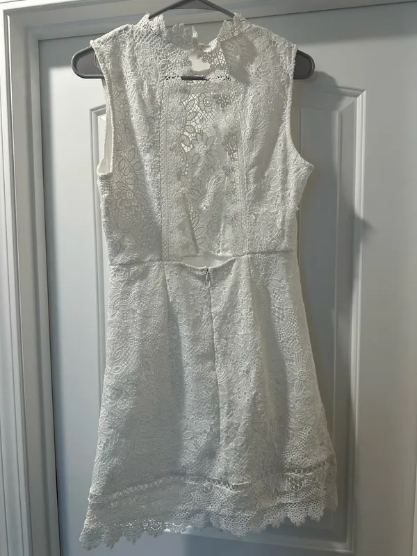 Lulus Lace White Dress - Image 2