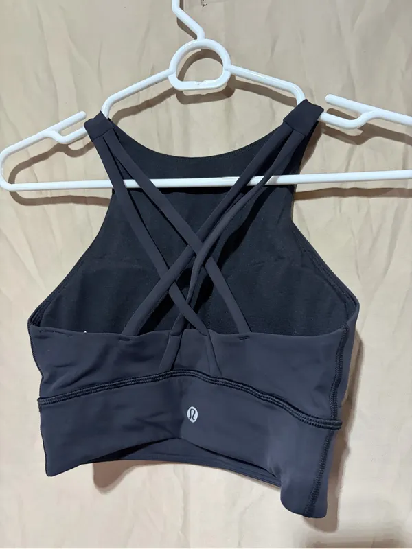 Lululemon Energy Bra High Neck Long Line *Tough - Image 3