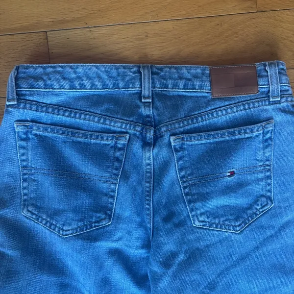 Vintage Y2K Super Low Rise Flare Tommy Hilfiger Jeans with slit - Image 6