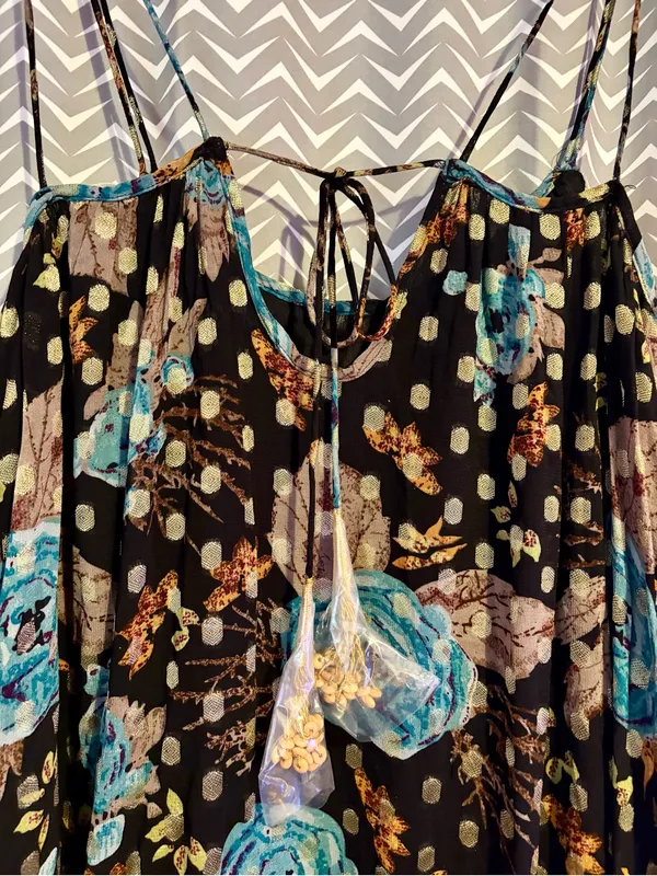 NWT Natural Life | Alice Metallic Maxi Dress, Small - Image 7
