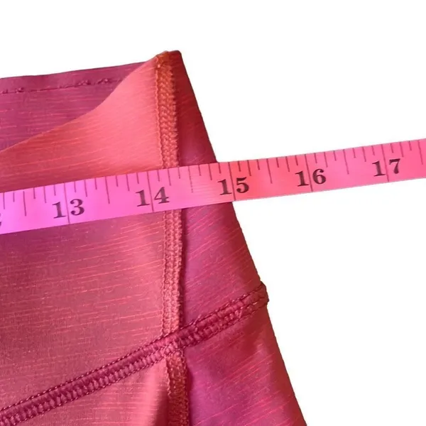 Outdoor Voices Orange‎ Colorblock Cropped High Waist Leggings Large Active Yoga - Image 7
