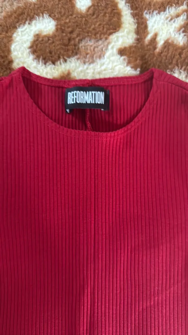 Reformation red dress  - Image 3